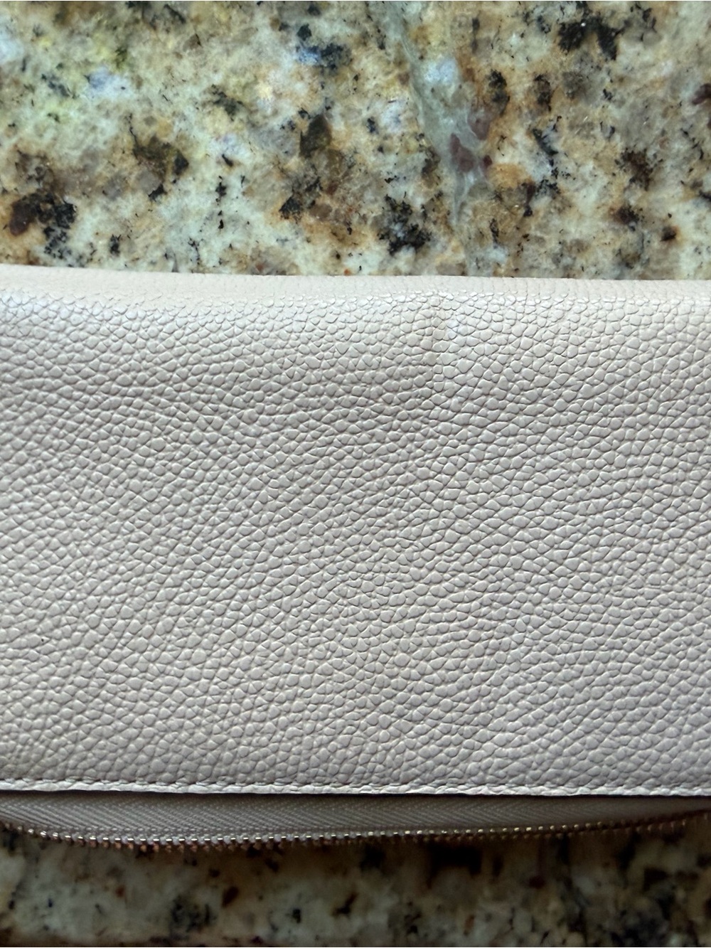 MICHAEL KORS Pale Pink Pebbled Leather Wristlet Wallet - Picture 7 of 7